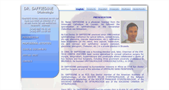 Desktop Screenshot of drsaffiedine.com
