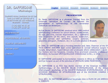 Tablet Screenshot of drsaffiedine.com